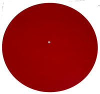 12" Embossing Circles - Translucent Red