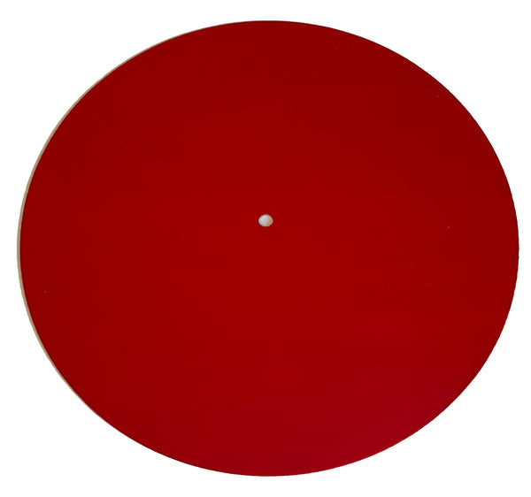 10" Embossing Circles - Translucent Red