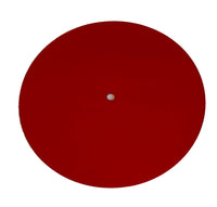 7" Embossing Circles - Translucent Red