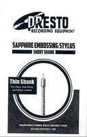 Sapphire Embossing Stylus (Thin Shank) by Presto Recording Co