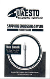 Sapphire Embossing Stylus (Thin Shank) by Presto Recording Co